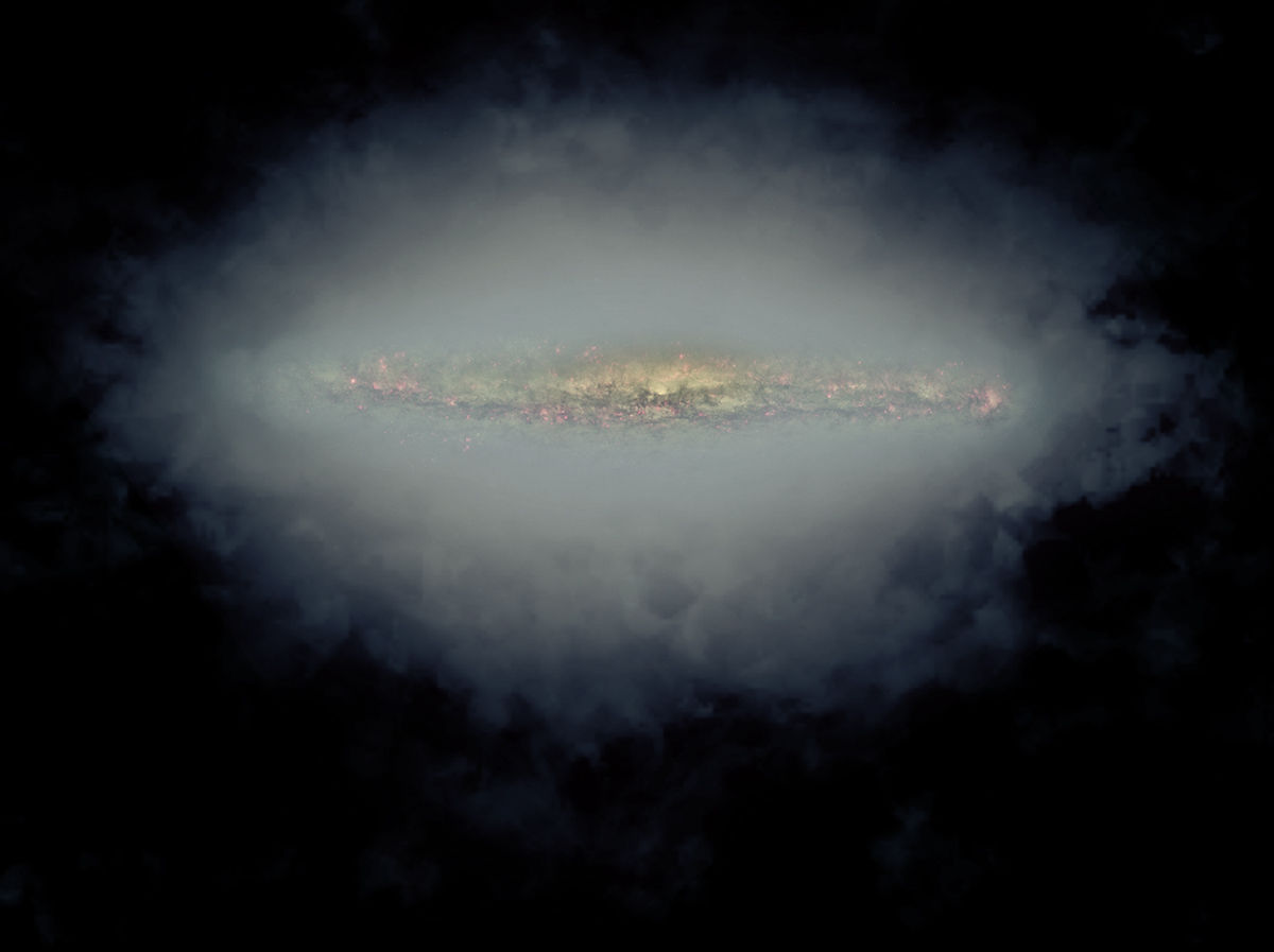 Радиотелескоп VLA обнаруживает зрелищные «гало» спиральных галактик